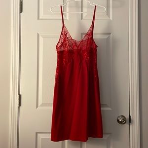 Commando Red Lace Slip